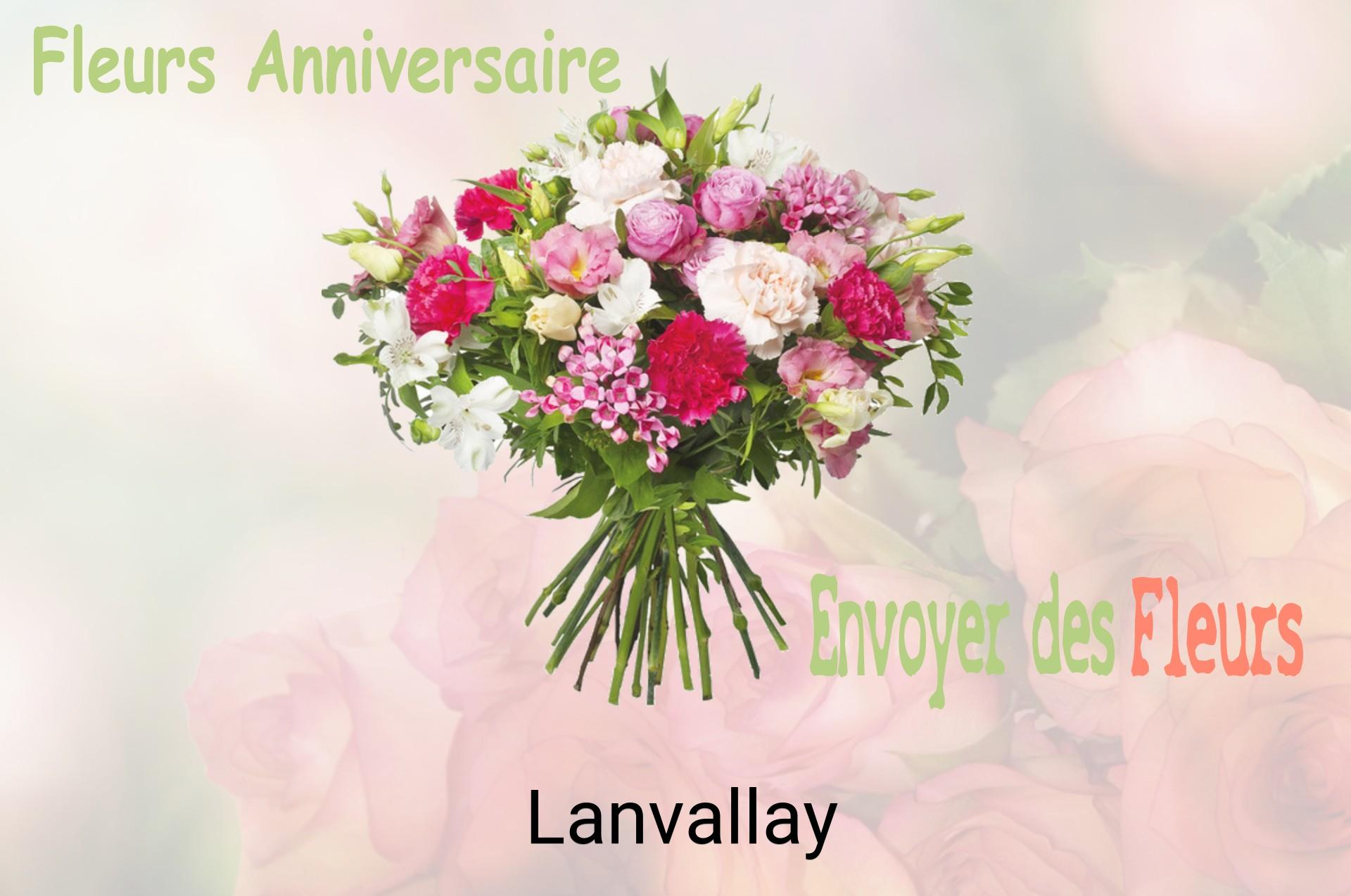 Bouquet de fleurs d’anniversaire livré à Lanvallay